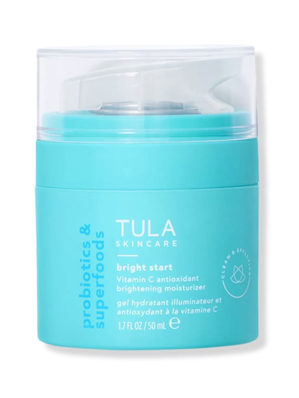 Tula Bright Start Moisturizer in Aqua Blue